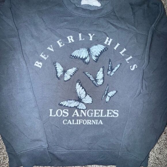 Oversized Beverly Hills Graphic Sweatshirt - Picture 3 of 10